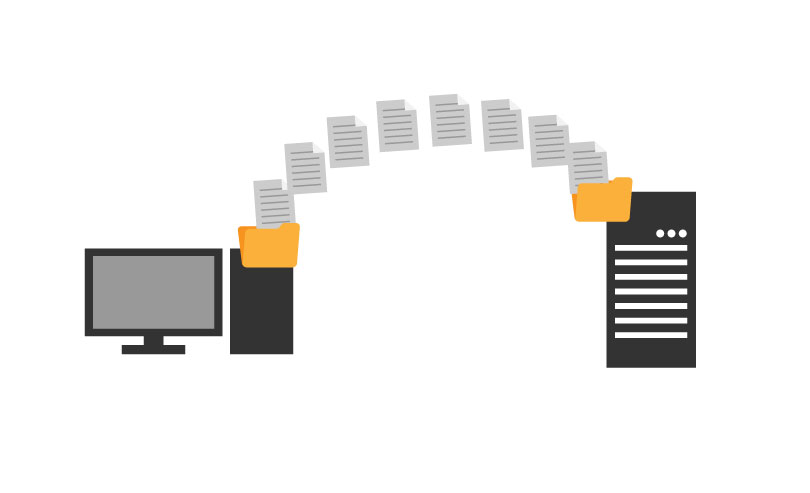 file transfer illustration